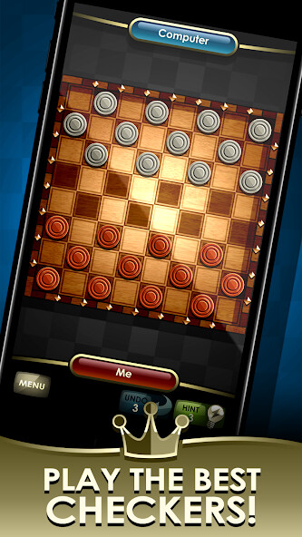 Emulate iPhone app Checkers Royale using MyAndroid