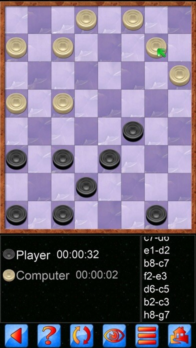 Emulate iPhone app Checkers V+, fun checker game using MyAndroid Emulate iPhone app Checkers V+, fun checker game using MyAndroid