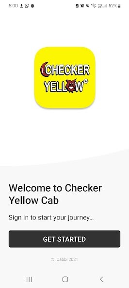 Emulate iPhone app Checker Yellow Cab using MyAndroid