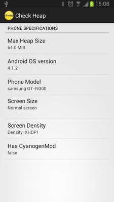 Emulate Android APK Check Heap Size Emulate Android APK Check Heap Size