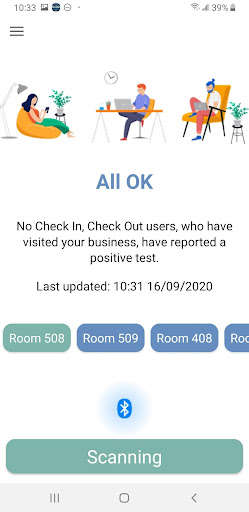 Run android online APK Check In, Check Out Business from MyAndroid or emulate Check In, Check Out Business using MyAndroid