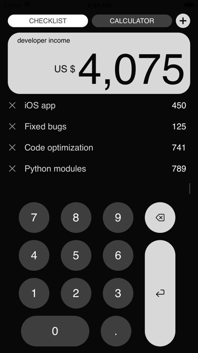 Emulate iPhone app Checklist Calculator using MyAndroid Emulate iPhone app Checklist Calculator using MyAndroid