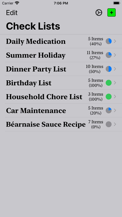 Emulate iPhone app CheckList Manager using MyAndroid Emulate iPhone app CheckList Manager using MyAndroid