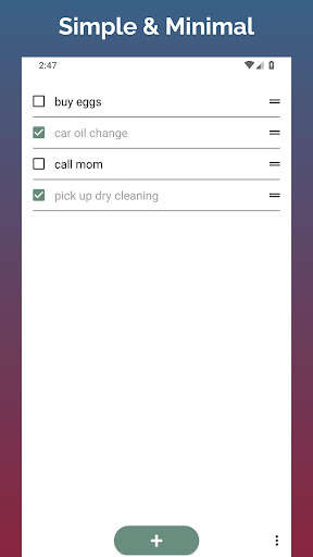 Run android online APK Checklist - Simple and Minimal from MyAndroid or emulate Checklist - Simple and Minimal using MyAndroid Run android online APK Checklist - Simple and Minimal from MyAndroid or emulate Checklist - Simple and Minimal using MyAndroid