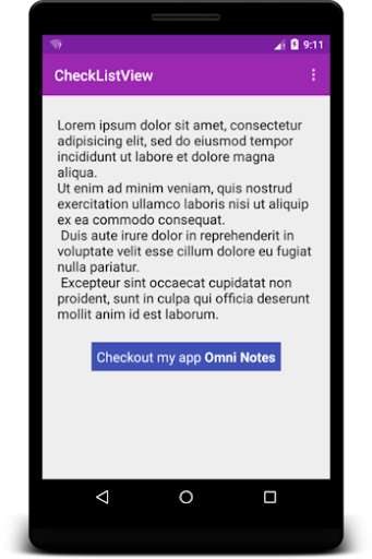 Run android online APK CheckListView Library from MyAndroid or emulate CheckListView Library using MyAndroid Run android online APK CheckListView Library from MyAndroid or emulate CheckListView Library using MyAndroid