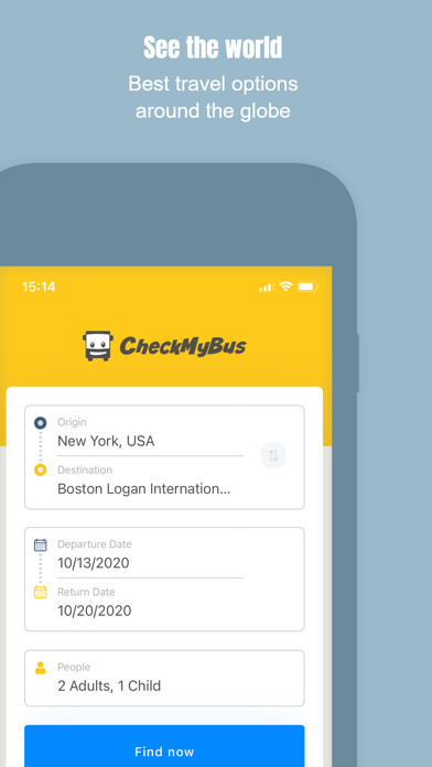 Emulate iPhone app CheckMyBus: Bus Comparison App using MyAndroid Emulate iPhone app CheckMyBus: Bus Comparison App using MyAndroid