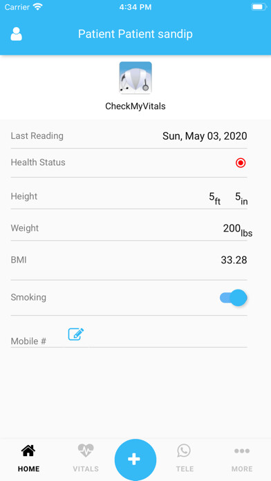 Emulate iPhone app CheckMyVitals using MyAndroid Emulate iPhone app CheckMyVitals using MyAndroid