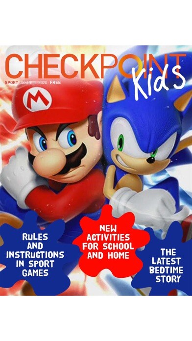 Emulate iPhone app Checkpoint Magazine Kids using MyAndroid
