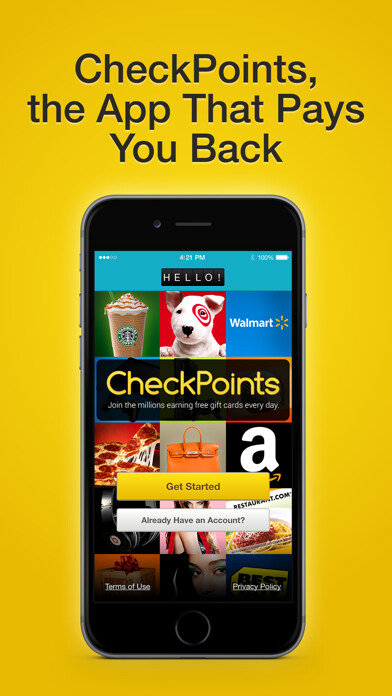 Emulate iPhone app CheckPoints #1 Rewards App using MyAndroid Emulate iPhone app CheckPoints #1 Rewards App using MyAndroid