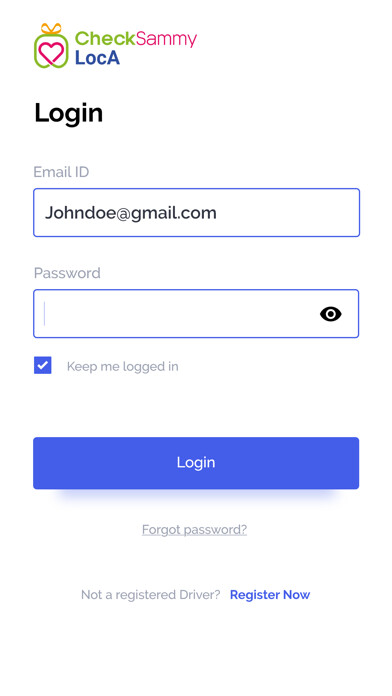 Emulate iPhone app CheckSammy Loca using MyAndroid