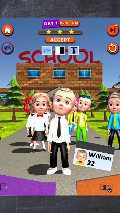 Emulate iPhone app Check Them All - School Time using MyAndroid