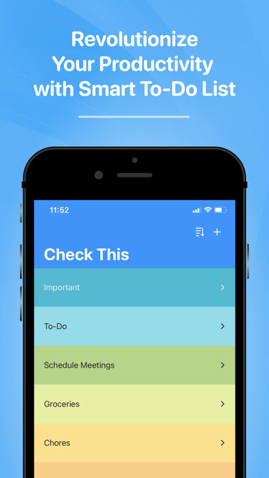 Emulate iPhone app Check This: To-do List using MyAndroid