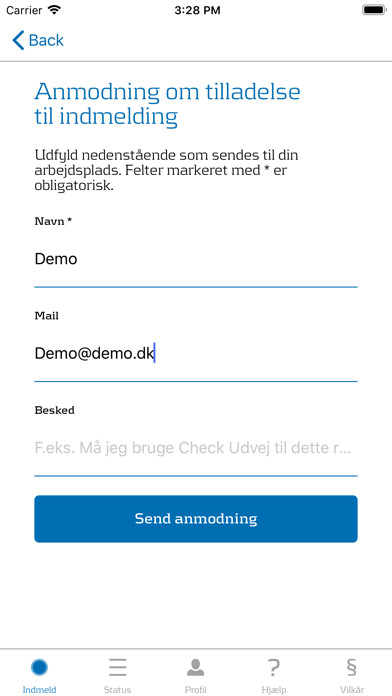 Emulate iPhone app Check Udvej using MyAndroid