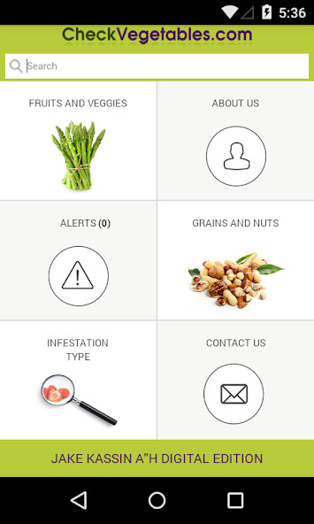 Run android online APK CheckVegetables from MyAndroid or emulate CheckVegetables using MyAndroid