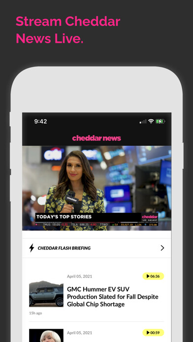 Emulate iPhone app Cheddar News using MyAndroid Emulate iPhone app Cheddar News using MyAndroid