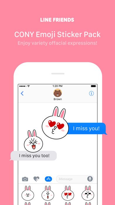 Emulate iPhone app Cheerful CONY - LINE FRIENDS using MyAndroid Emulate iPhone app Cheerful CONY - LINE FRIENDS using MyAndroid
