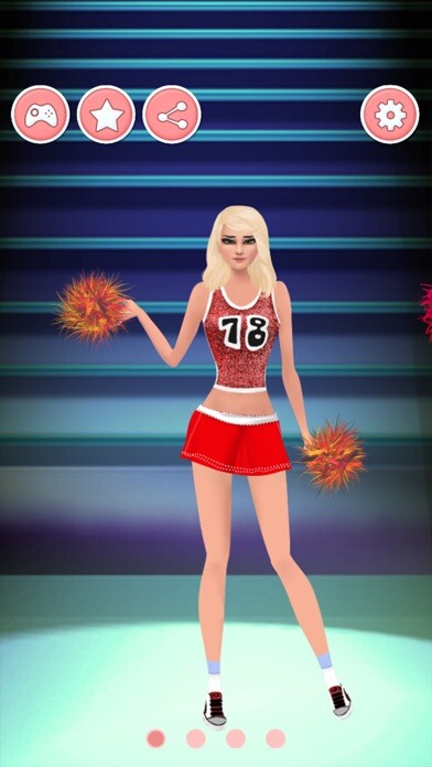 Emulate iPhone app Cheerleader Dress Up - Fashion Makeover Games using MyAndroid Emulate iPhone app Cheerleader Dress Up - Fashion Makeover Games using MyAndroid