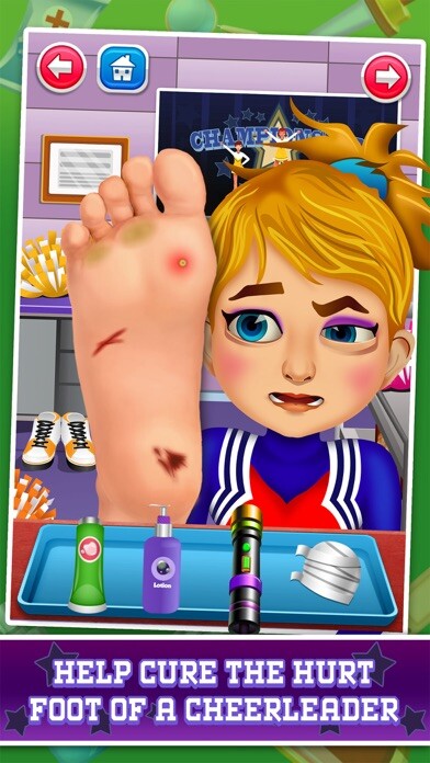 Emulate iPhone app Cheerleader Foot Doctor & High School Salon Makeover using MyAndroid Emulate iPhone app Cheerleader Foot Doctor & High School Salon Makeover using MyAndroid