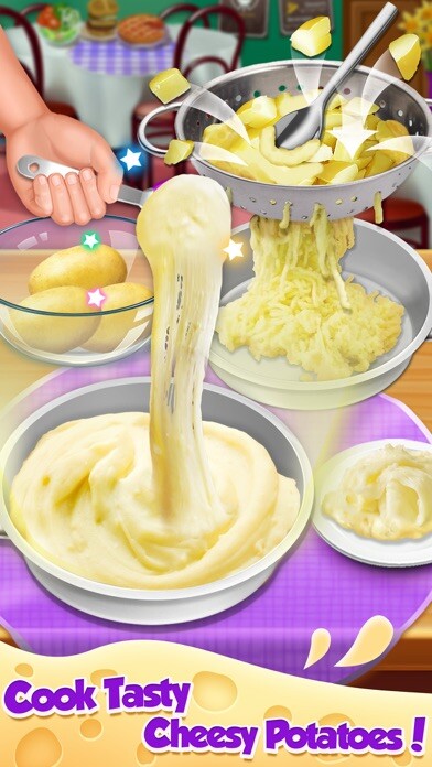 Emulate iPhone app Cheesy Potatoes - Trendy Food using MyAndroid Emulate iPhone app Cheesy Potatoes - Trendy Food using MyAndroid