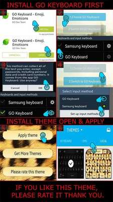 Emulate Android APK Cheetah Gold Go Keyboard Emulate Android APK Cheetah Gold Go Keyboard
