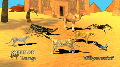 Emulate iPhone app Cheetah Revenge 3D Simulator using MyAndroid