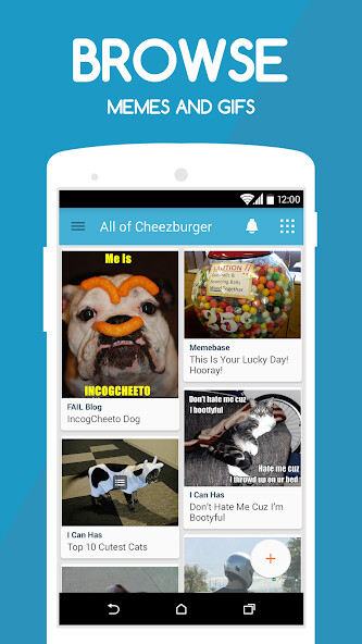 Run android online APK Cheezburger from MyAndroid or emulate Cheezburger using MyAndroid Run android online APK Cheezburger from MyAndroid or emulate Cheezburger using MyAndroid