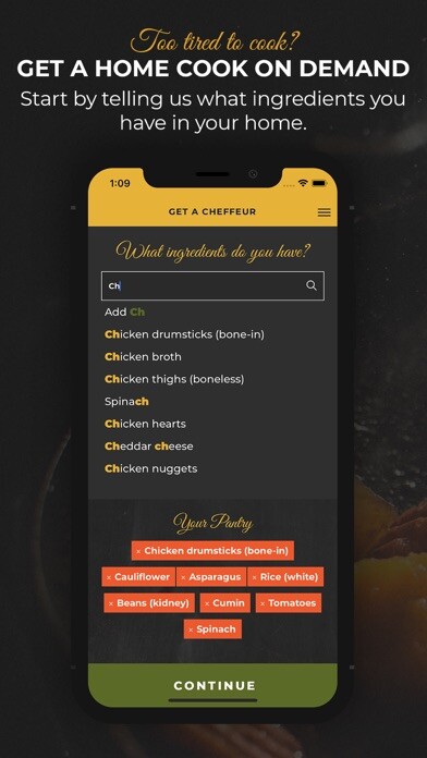 Emulate iPhone app Cheffeurs using MyAndroid Emulate iPhone app Cheffeurs using MyAndroid