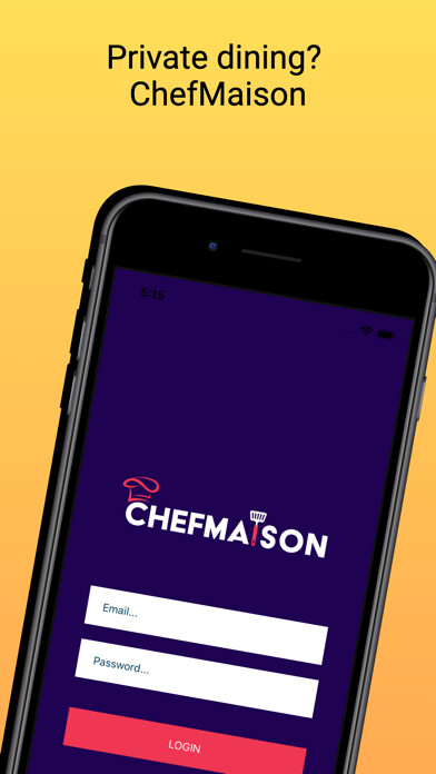 Emulate iPhone app ChefMaison using MyAndroid Emulate iPhone app ChefMaison using MyAndroid