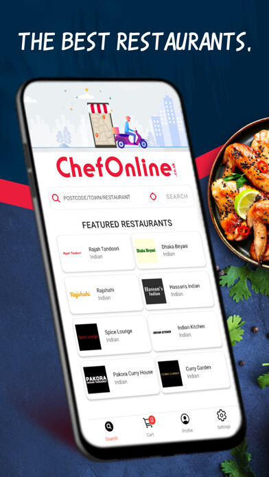 Emulate iPhone app ChefOnline - Online Takeaways using MyAndroid Emulate iPhone app ChefOnline - Online Takeaways using MyAndroid