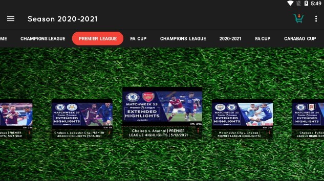 Run android online APK Chelsea FC Highlights from MyAndroid or emulate Chelsea FC Highlights using MyAndroid