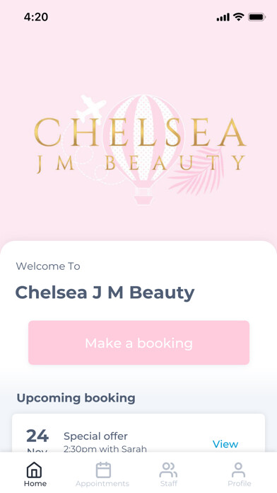 Emulate iPhone app Chelsea J M Beauty using MyAndroid Emulate iPhone app Chelsea J M Beauty using MyAndroid