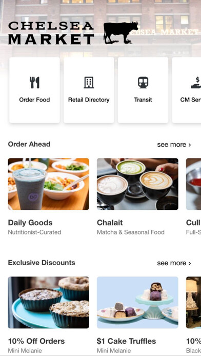 Emulate iPhone app Chelsea Market using MyAndroid