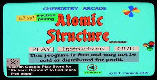Run android online APK Chem Arcade - Atomic Structure from MyAndroid or emulate Chem Arcade - Atomic Structure using MyAndroid