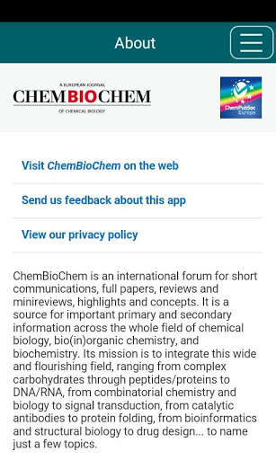 Run android online APK ChemBioChem from MyAndroid or emulate ChemBioChem using MyAndroid Run android online APK ChemBioChem from MyAndroid or emulate ChemBioChem using MyAndroid