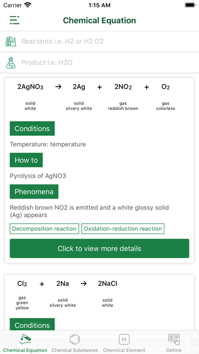 Run android online APK Chemical Dictionary from MyAndroid or emulate Chemical Dictionary using MyAndroid
