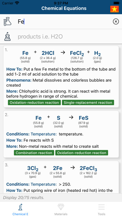 Emulate iPhone app Chemical Equation Pro using MyAndroid Emulate iPhone app Chemical Equation Pro using MyAndroid