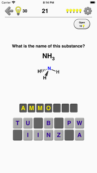 Emulate iPhone app Chemical Substances: Chem-Quiz using MyAndroid Emulate iPhone app Chemical Substances: Chem-Quiz using MyAndroid