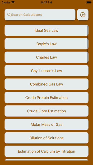 Emulate iPhone app Chemistry Calculator using MyAndroid Emulate iPhone app Chemistry Calculator using MyAndroid