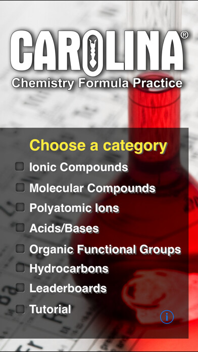 Emulate iPhone app Chemistry Formula Practice using MyAndroid Emulate iPhone app Chemistry Formula Practice using MyAndroid