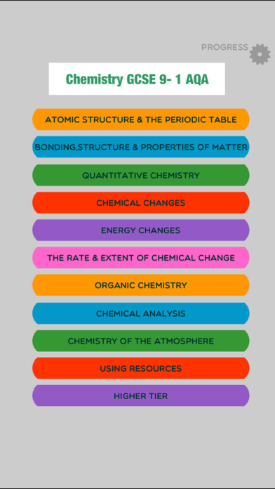 Emulate iPhone app Chemistry GCSE 9-1 AQA Science using MyAndroid Emulate iPhone app Chemistry GCSE 9-1 AQA Science using MyAndroid