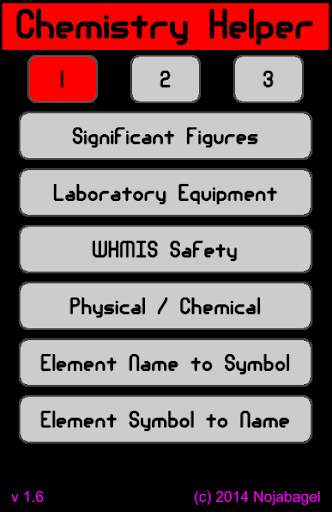 Emulate Android APK Chemistry Helper