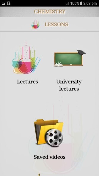 Run android online APK Chemistry - Lectures from MyAndroid or emulate Chemistry - Lectures using MyAndroid
