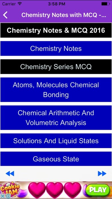 Emulate iPhone app Chemistry Notes with MCQ - Become Chemistry Expert using MyAndroid Emulate iPhone app Chemistry Notes with MCQ - Become Chemistry Expert using MyAndroid