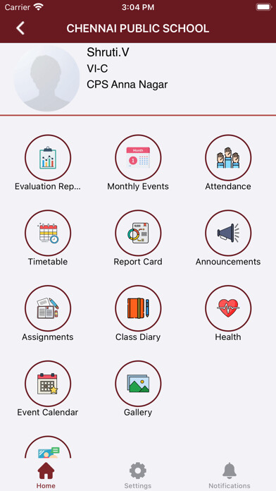 Emulate iPhone app Chennai Public School using MyAndroid Emulate iPhone app Chennai Public School using MyAndroid