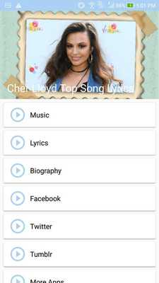 Emulate Android APK Cher Lloyd: Top Songs  Lyrics