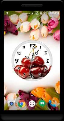 Emulate Android APK Cherry Clock Live Wallpaper