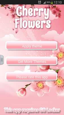 Emulate Android APK Cherry Flowers for GO Locker Emulate Android APK Cherry Flowers for GO Locker