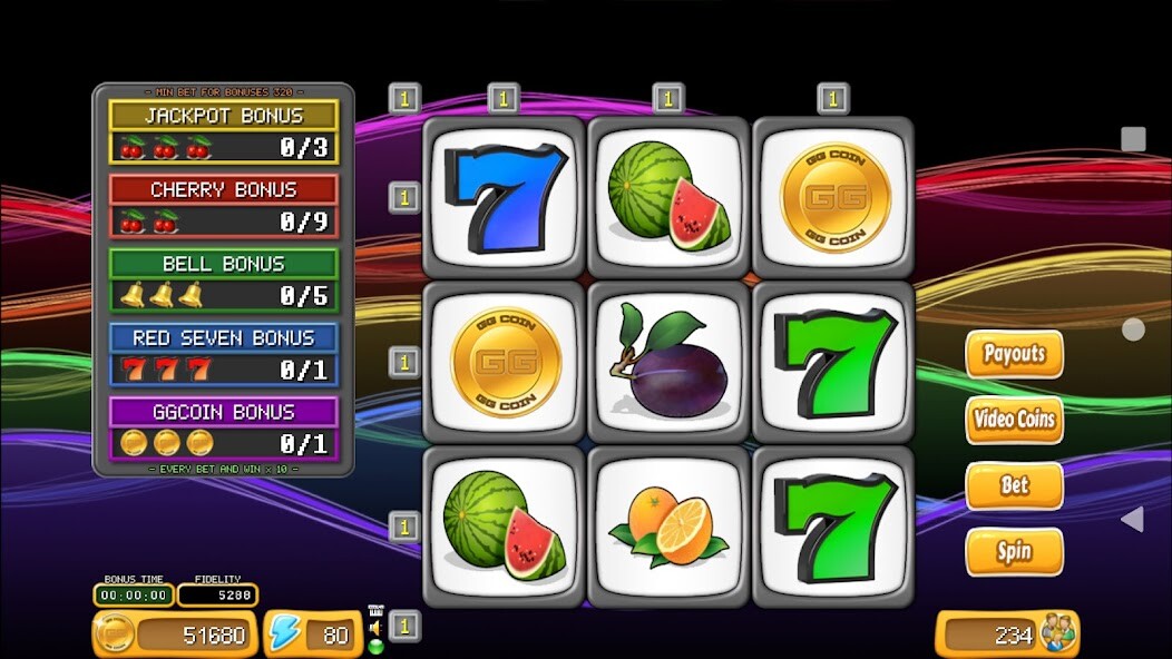 Run android online APK Cherry Master / Bonus from MyAndroid or emulate Cherry Master / Bonus using MyAndroid