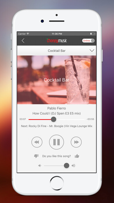 Emulate iPhone app Cherry Music Player using MyAndroid Emulate iPhone app Cherry Music Player using MyAndroid