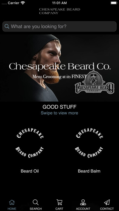 Emulate iPhone app Chesapeake Beard Co using MyAndroid Emulate iPhone app Chesapeake Beard Co using MyAndroid